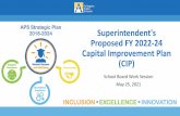 Superintendent's Proposed FY 2022-24 Capital Improvement Plan