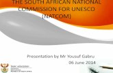 THE SOUTH AFRICAN NATIONAL COMMISSION FOR UNESCO …