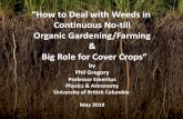 Continuous No-till Organic Gardening/Farming