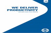 WE DELIVER PRODUCTIVITY