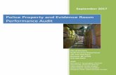 Police Property and Evidence Room Performance Audit