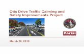 Otis Drive Traffic Calming and Safety Improvements Project