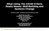 Really Means: Skill-Building and Systems Change