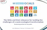 The SDGs and their relevance for tackling the challenges ...