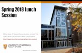 Spring 2018 Lunch Session - uwaterloo.ca