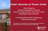 Cyber Security of Power Grids - curent.utk.edu