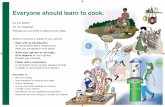 Everyone should learn to cook. - .NET Framework