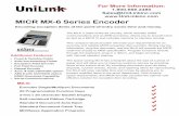 MICR MX-6 Series Encoder