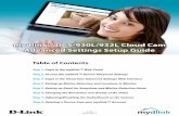 mydlink™ DCS-930L/932L Cloud Cam Advanced Settings Setup Guide