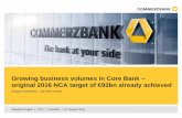 Growing business volumes in Core Bank – original 2016 NCA ...