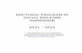 DOCTORAL PROGRAM IN SOCIAL WELFARE HANDBOOK 2021 – …