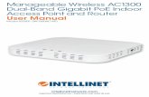 Manageable Wireless AC1300 Dual-Band Gigabit PoE Indoor ...