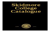 Skidmore College Catalogue