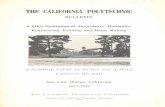 The California Polytechnic Bulletin 1927-1928