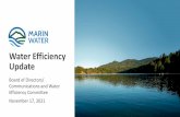 Water Efficiency Update