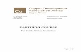 EARTHING COURSE - Copper