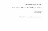 The First Three Discourses of the Buddha Pali Sikkha