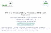 SURF UK Sustainability Process and Indicator Guidance