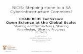 NICIS: Stepping stone to a SA Cyberinfrastructure Commons?