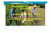 Pilot Project on Agriculture Innovation