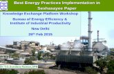 Best Energy Practices Implementation in Seshasayee Paper