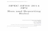 SPEC SFS® 2014 SP2 Run and Reporting Rules