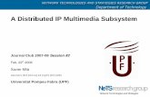 A Distributed IP Multimedia Subsystem