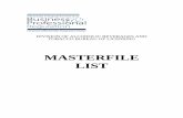 MASTERFILE LIST - myfloridalicense.com
