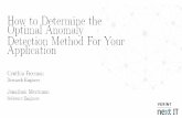 How to Determine the Optimal Anomaly Detection Method For ...