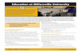 Education Cut Sheet - Education at Millersville University