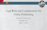 Legal Risks and Considerations for Online Fundraising