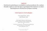 Technical workshop on modalities and procedures for carbon ...