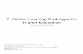 Higher Education 7. Online Learning Prototype for