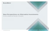 New Perspectives on Alternative Investments