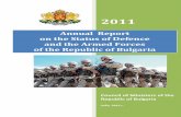 Annual Report and the Armed Forces of the Republic of Bulgaria
