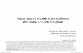 Value-Based Health Care Delivery Welcome and Introduction