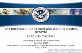 The Integrated Public Alert and Warning System (IPAWS)