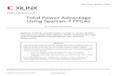 Total Power Advantage Using Spartan-7 FPGAs (WP488)