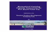 Recreational Carrying Capacity Assessment for Port Royal ...