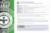 Clinical Practice Procedures: Other/Translating and ...