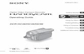 Operating Guide - Sony