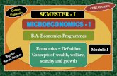 B.A. Economics Programmes Economics Definition Concepts of ...