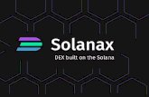 DEX built on the Solana