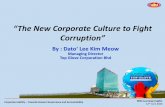 “The New Corporate Culture to Fight Corruption”
