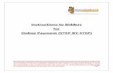 Instructions to Bidders for Online Payment (STEP-BY-STEP)