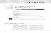 Joseph Forgives Lesson 13 Year B His Brothers