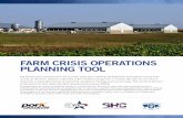FARM CRISIS OPERATIONS PLANNING TOOL
