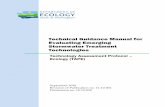 Technical Guidance Manual for Evaluating Emerging ...