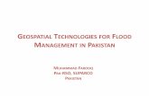 GEOSPATIAL TECHNOLOGIES FOR LOOD MANAGEMENT IN PAKISTAN