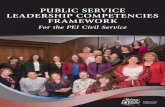 PUBLIC SERVICE LEADERSHIP COMPETENCIES FRAMEWORK